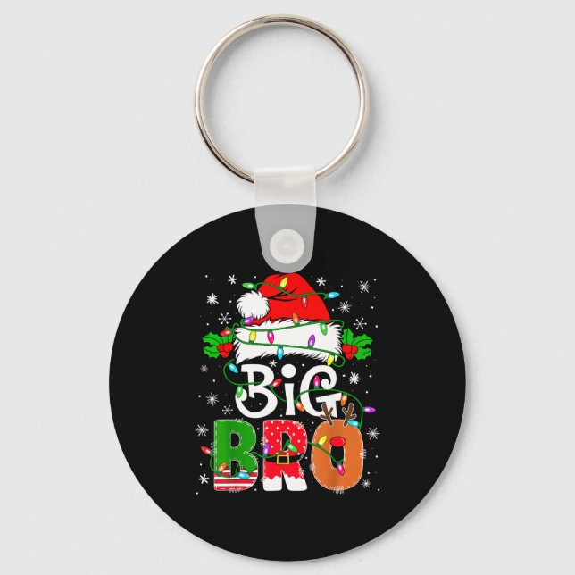 Chaveiro Big Bro Santa New Sibling Brother Announcement Xma (Frente)