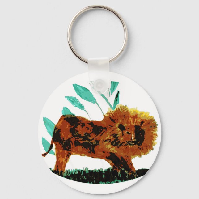 Chaveiro Big Cat Willife Art Lion (Frente)