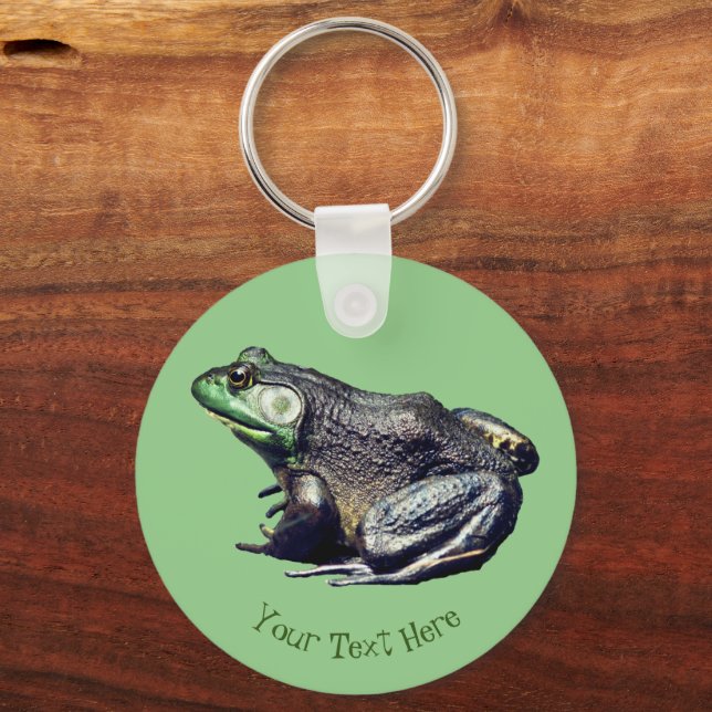 Chaveiro Big Old Bullfrog Animal Personalizado (Frente)