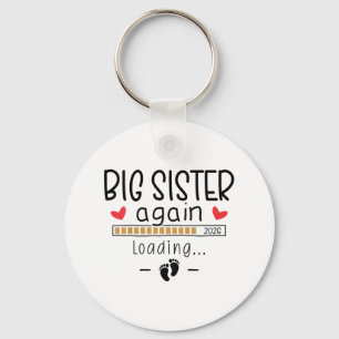 Chaveiro Big Sister Novamente 2026 Baby 3 Pregnancy Anúncio