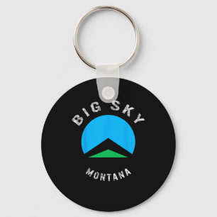 Chaveiro Big Sky Montana Esquiando Snowboard Skier Snow