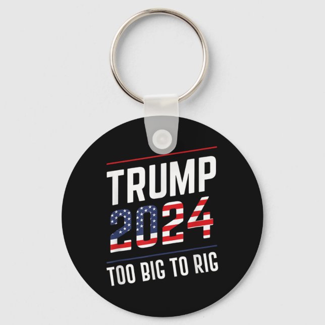Chaveiro Big To Rig Trump 2024 (Frente)