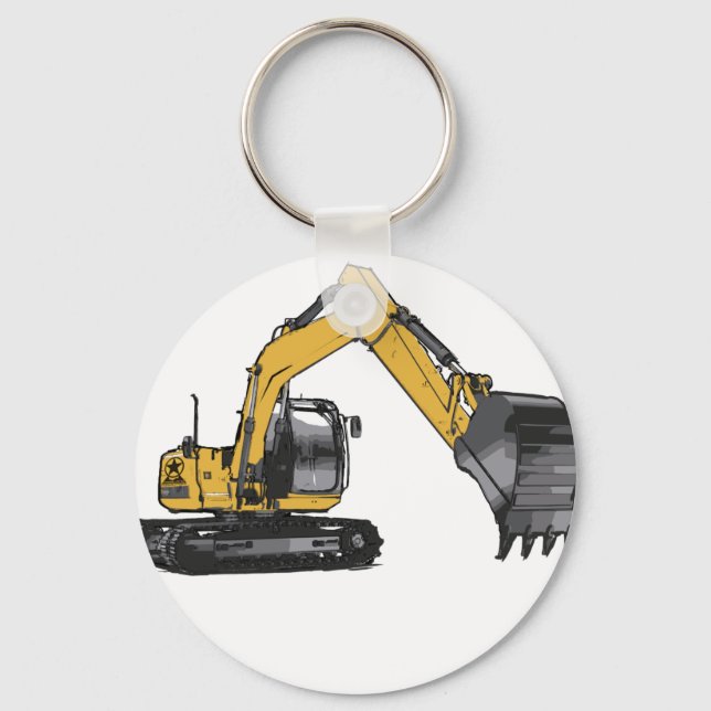 Chaveiro Big Yellow Excavator (Frente)