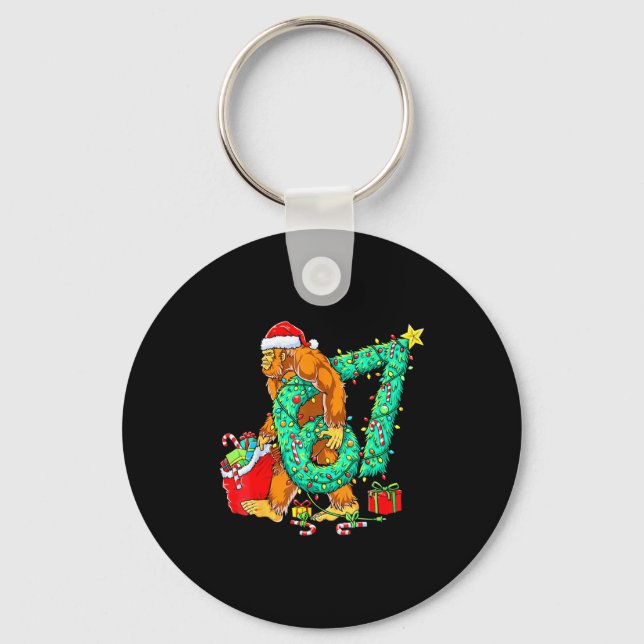 Chaveiro Bigfoot 67 Meme Christmas Tree 67 Baseball Lifesty (Frente)