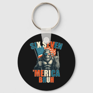 Chaveiro Bigfoot 6 7 Meme Merica Bandeira Americana Patriót