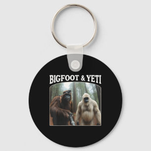 Chaveiro Bigfoot & Yeti Sasquatch Divertido Vlogs do Bi