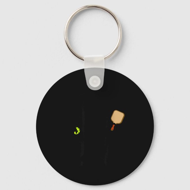 Chaveiro Bigfoot esporte pickleball dinker sasquatch  (Frente)