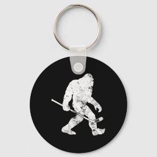 Chaveiro Bigfoot Hockey Vintage Sasquatch Engraçado Homens