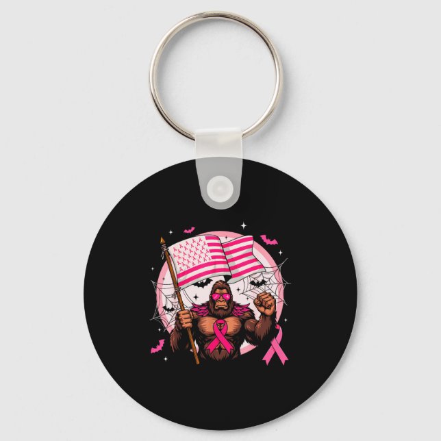 Chaveiro Bigfoot Nk Ribbon Breast Cancer Awareness Month Wo (Frente)