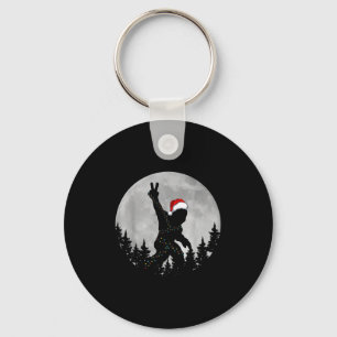 Chaveiro Bigfoot Papai noel Árvore de Natal Luz Engraçada X