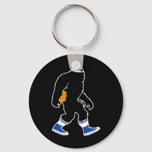 Chaveiro Bigfoot Retro Bysketbyll Gift Para Crente De Pé