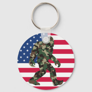 Chaveiro Bigfoot Sasquatch Camuflagem