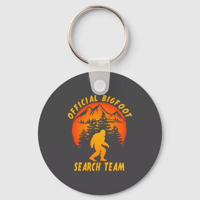 Chaveiro Bigfoot Search Team Sasquatch Yeti Funny  (Frente)