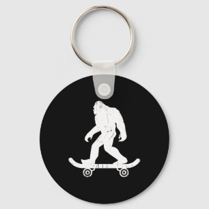 Chaveiro Bigfoot Skateboarder Yeti Sasquatch Skateboarding