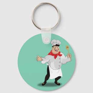 Chaveiro Bigode francês da arte do cozinheiro da cozinha