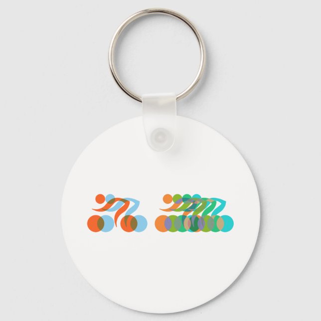 Chaveiro Bikers, ciclistas, freaks (Frente)