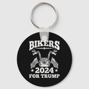 Chaveiro Bikers For Trump Motorcycle I Back Trump 2024
