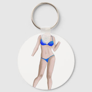 Chaveiro Bikini Girl Oil Painting