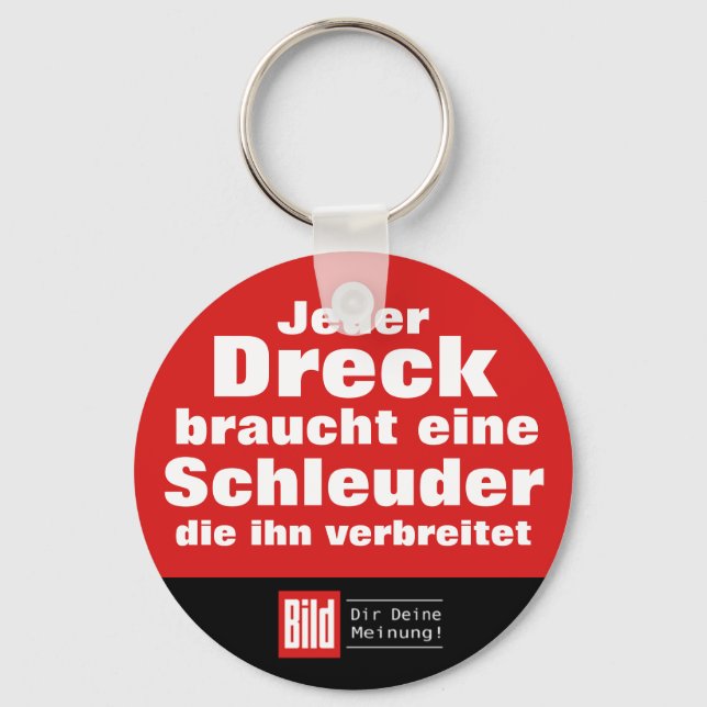Chaveiro Bild dir deine Meinung (Frente)