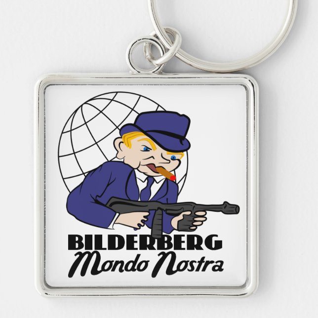 Chaveiro Bilderberg Mondo Nostra (Frente)