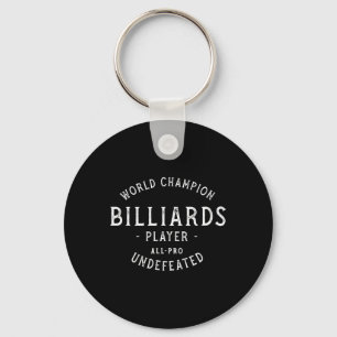 Chaveiro Bilhares do campeão do mundo retrô