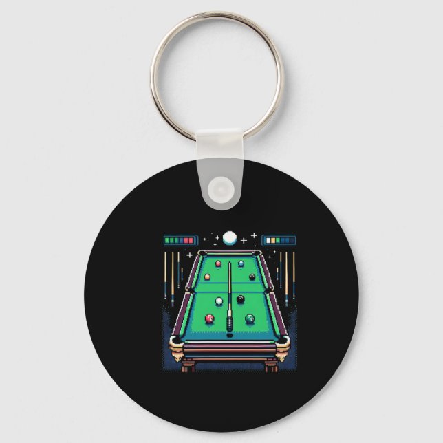 Chaveiro Bilhetes de 8 bits com Pote ixelado (Frente)