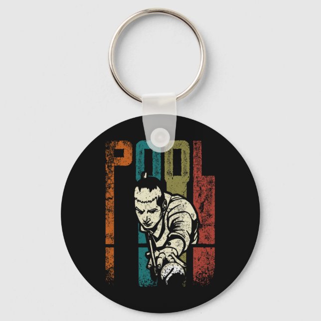 Chaveiro Bilhetes de Piscina de Vintage Retroativa (Frente)