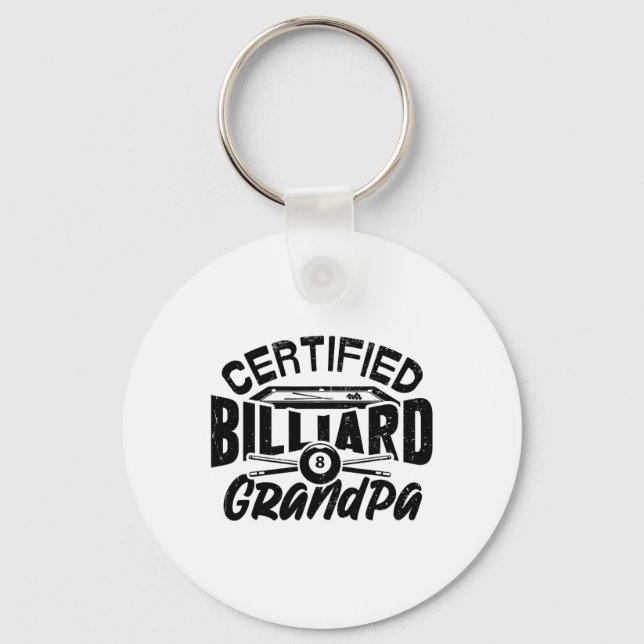 Chaveiro Billiard Grandpa Piscina Billiard Player F (Frente)