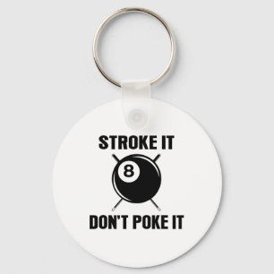 Chaveiro Billiard Piscina Snooker Player Engraçado Não