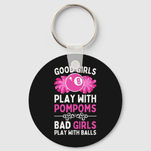 Chaveiro Billiards Engraçados Para Mulheres Meninas 8 Ll Pi