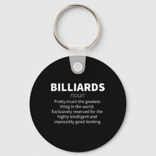 Chaveiro Billiards Funny Definition Piscina Snooker Player