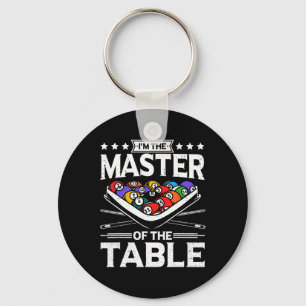 Chaveiro Billiards Mestre da Mesa 8 Homens da Bola Poo