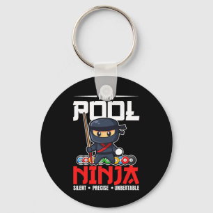 Chaveiro Billiards Piscina Ninja 8 Ball Homens Engraçados M