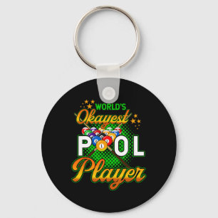 Chaveiro Billiards Worlds Okayest Piscina Player 1