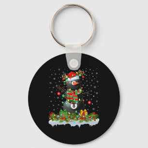 Chaveiro Billiards Xmas Iluminação Engraçado Snowman Billia