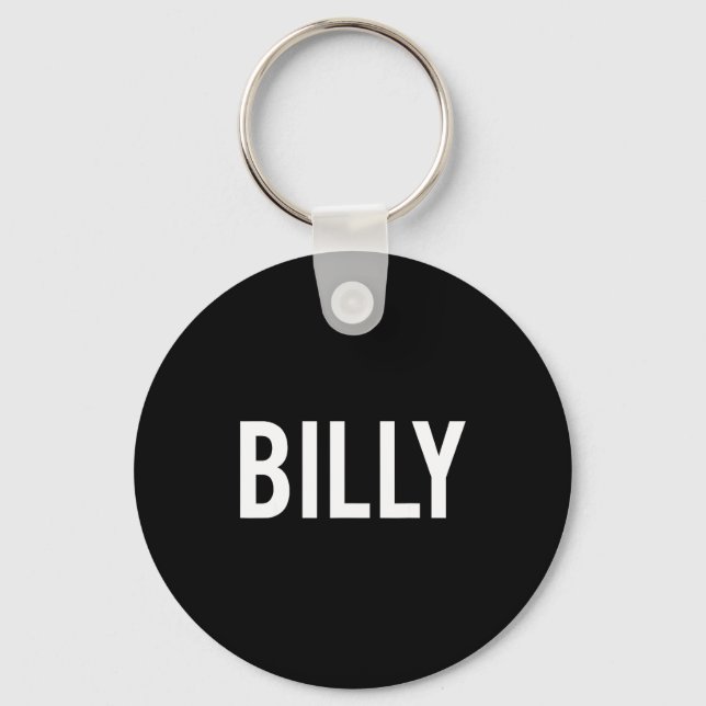 Chaveiro Billy - Cool New Funny Name Fan Gift Tee  (Frente)