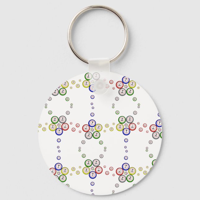 Chaveiro Bingo Balls (Frente)