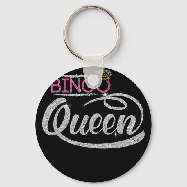 Chaveiro Bingo Queen - Bingo Player Dimond Gift (Frente)