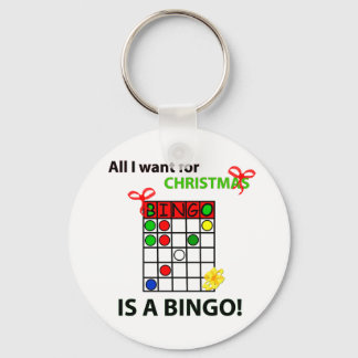 Chaveiro BINGO, quero um bingo de Natal
