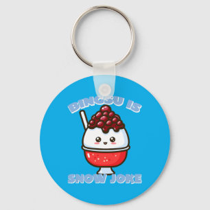 Chaveiro Bingsu É Piada de Neve Brincadeira Divertida Com S