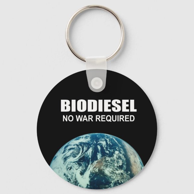 Chaveiro Biodiesel: Sem guerra necessário (Frente)