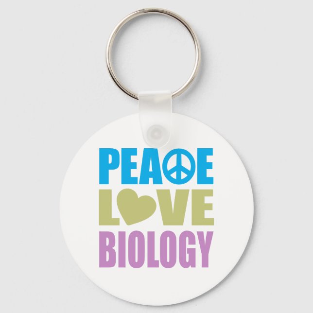 Chaveiro Biologia do Amor pela Paz (Frente)