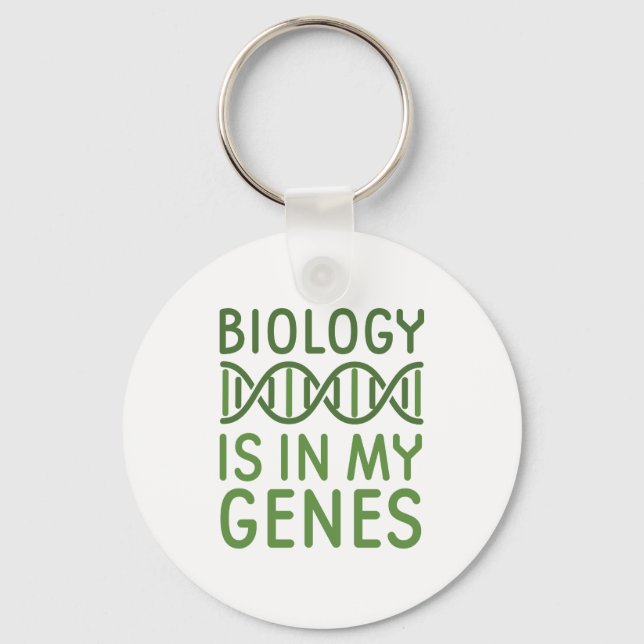 Chaveiro Biologia Está Em Meus Genes (Frente)