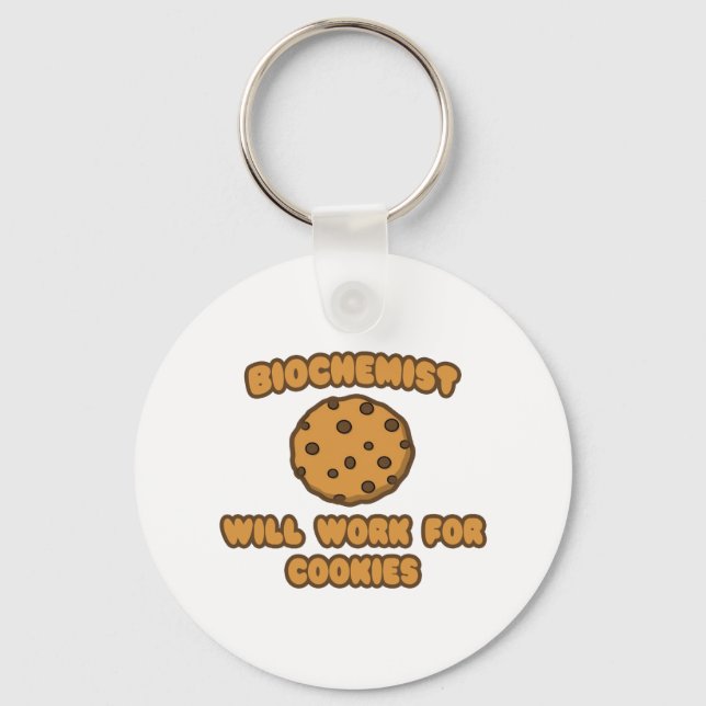 Chaveiro Bioquímico... Trabalhará para Cookies (Frente)