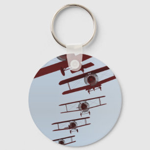 Chaveiro Biplano retro