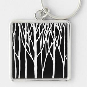 Chaveiro Birch Forest por Leslie Peppers