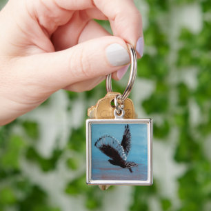 Chaveiro Bird Art Sunrise Owl