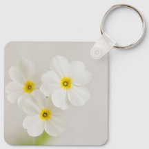Bird & Flower Nature Keychain