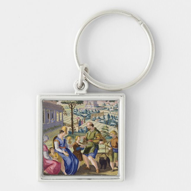 Chaveiro Birdcatchers que vende pássaros inoperantes, (Frente)