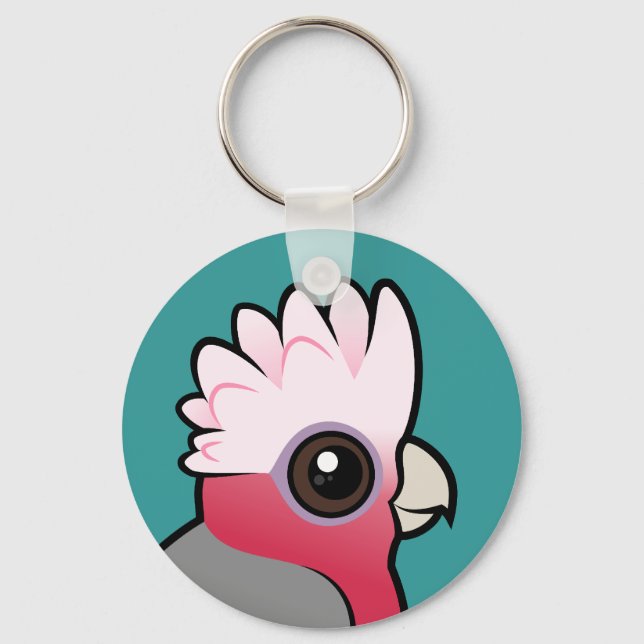 Chaveiro Birdorable Galah (Frente)